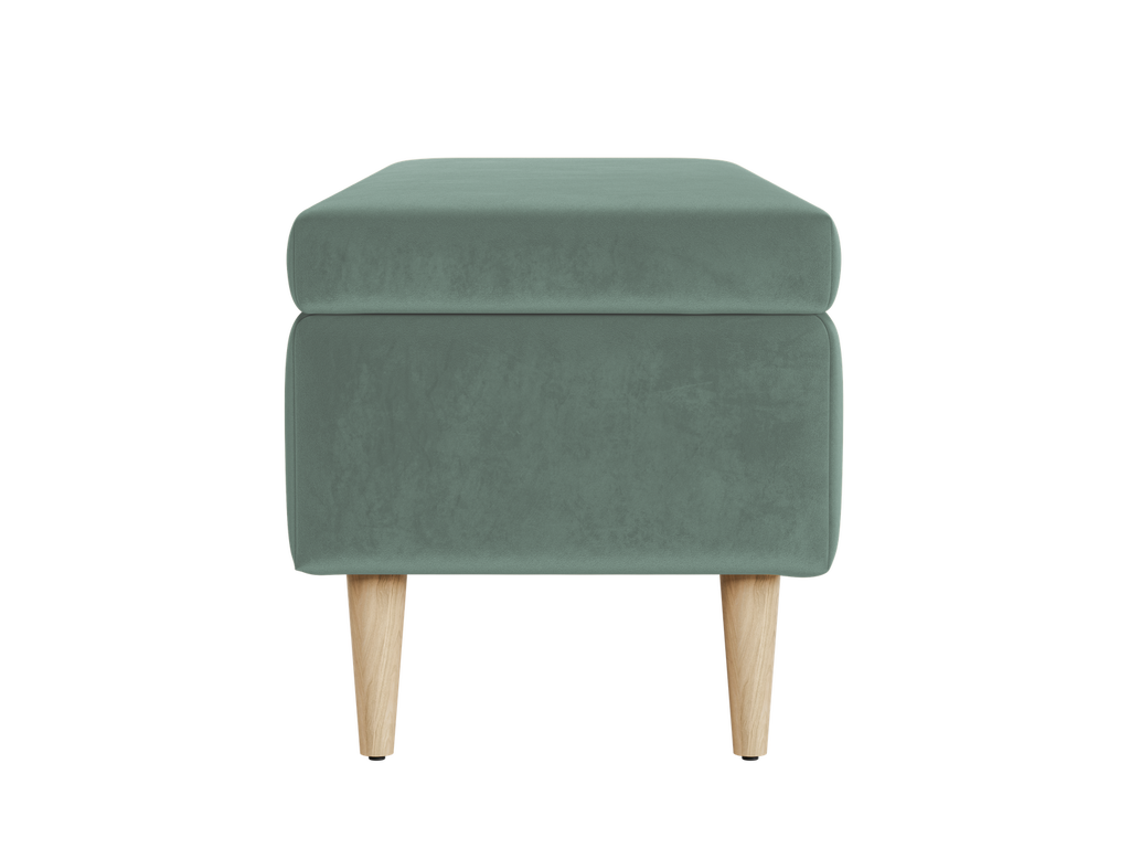 The Essential Storage Bench in Recycled Velvet