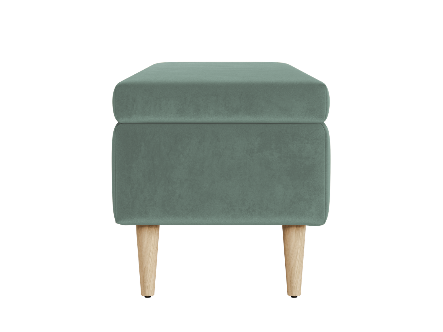 The Essential Storage Bench in Recycled Velvet