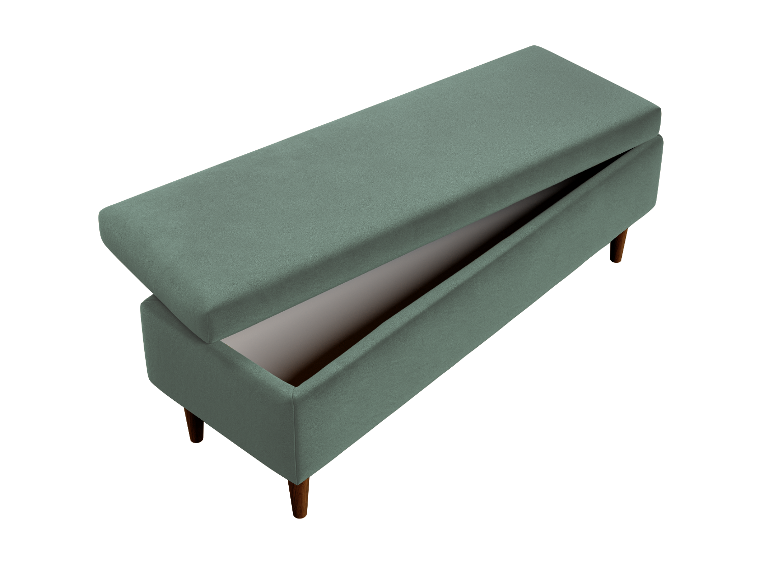 The Essential Storage Bench in Recycled Velvet