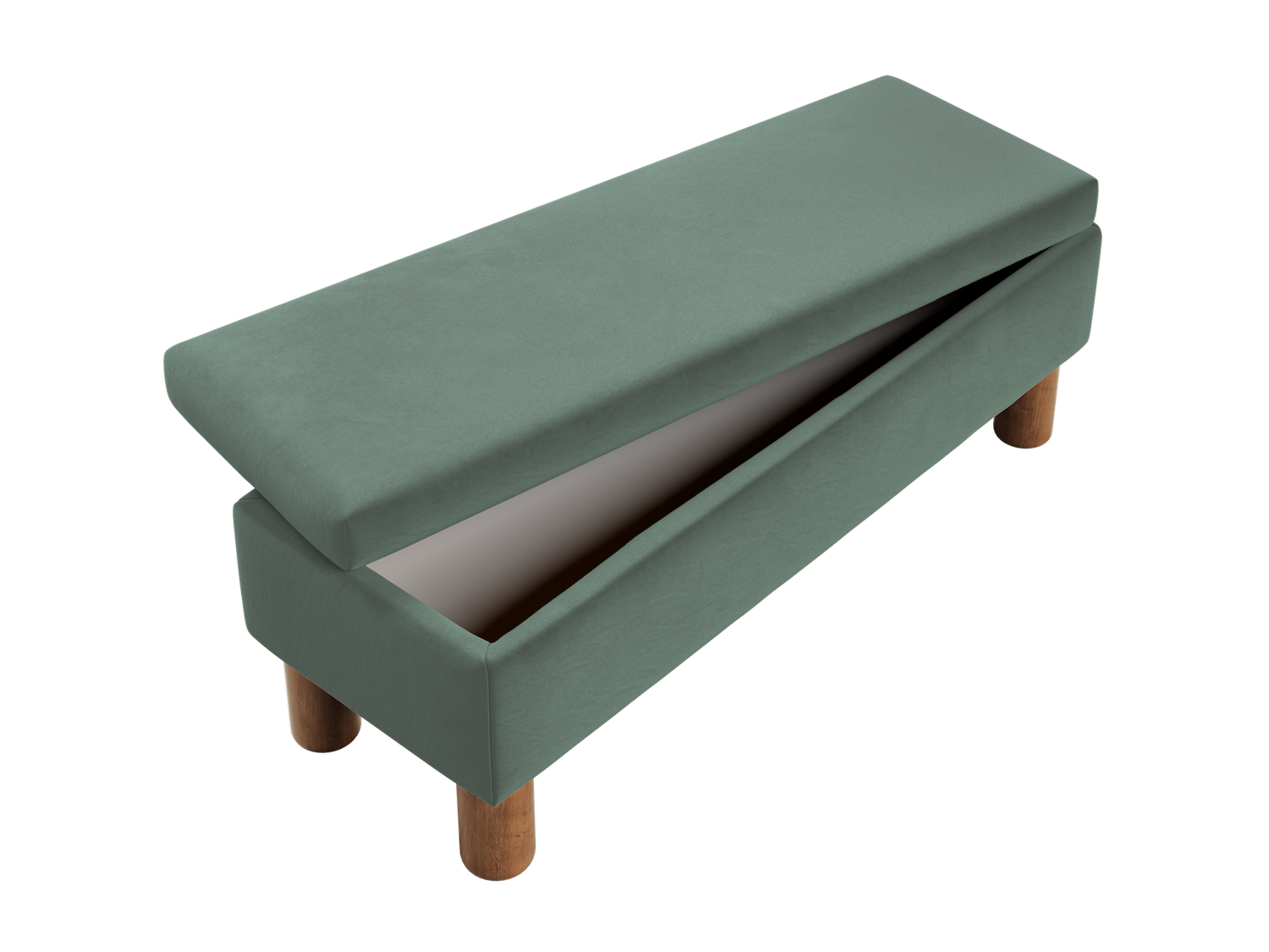 The Essential Storage Bench in Recycled Velvet