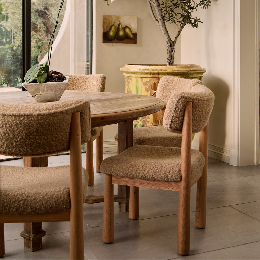 Charlie Dining Chair - Camel Boucle