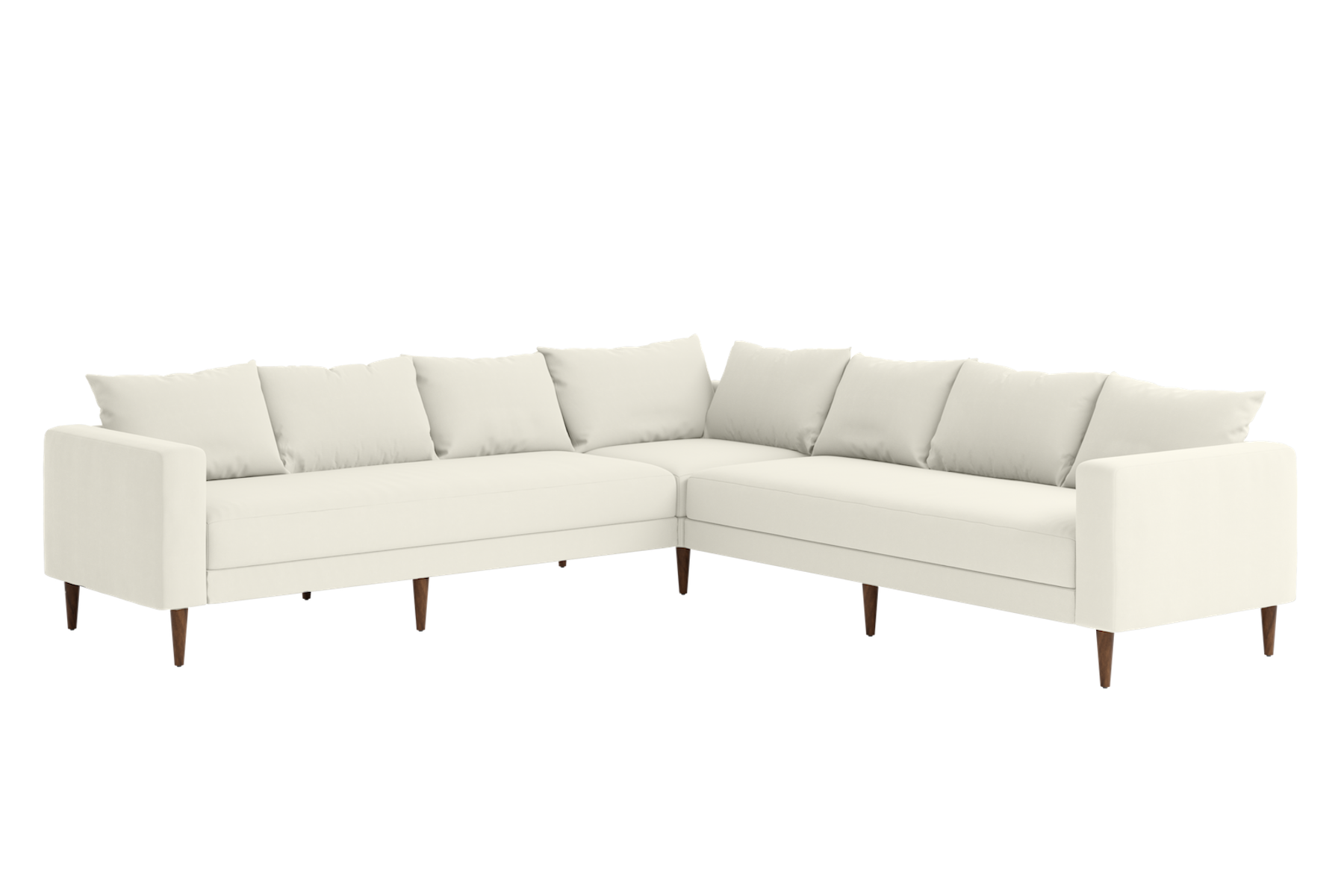 The Essential Corner Sectional (7 Seat) in Upcycled Poly
