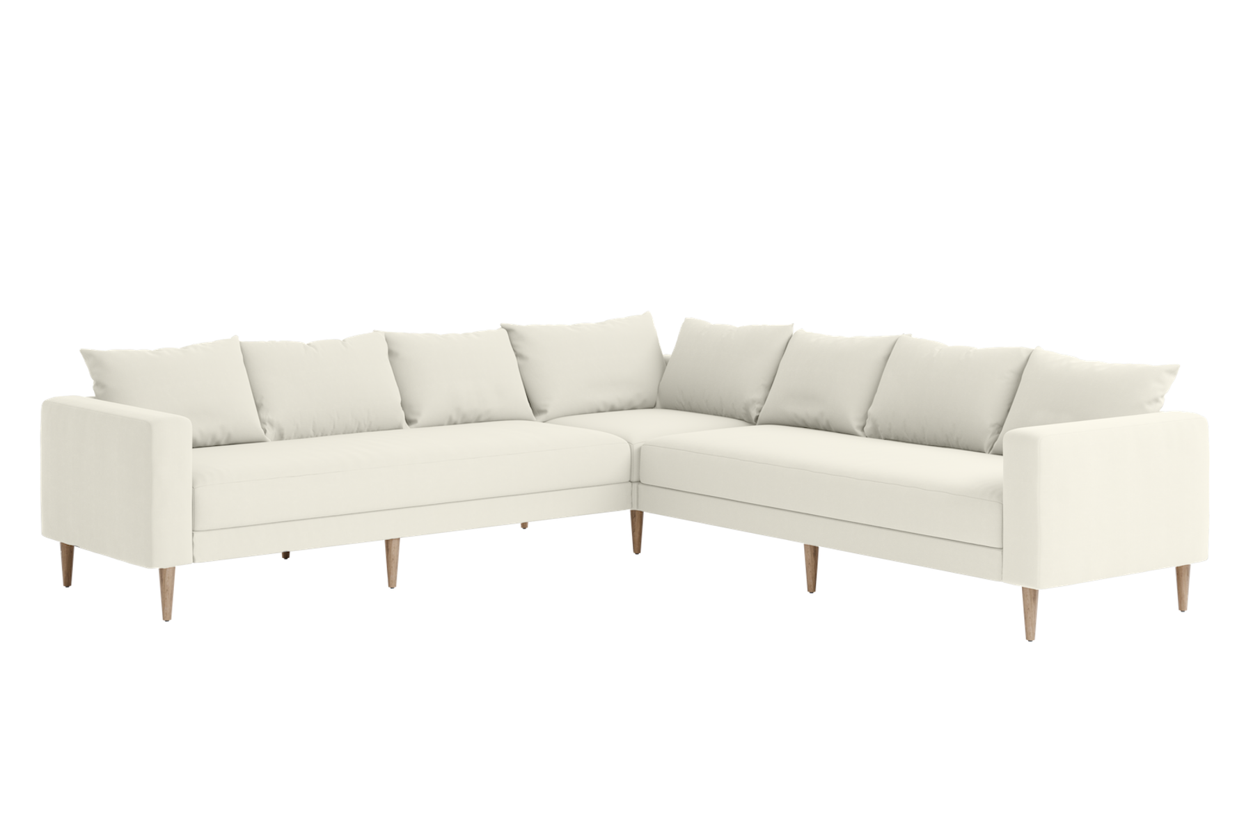 The Essential Corner Sectional (7 Seat) in Upcycled Poly