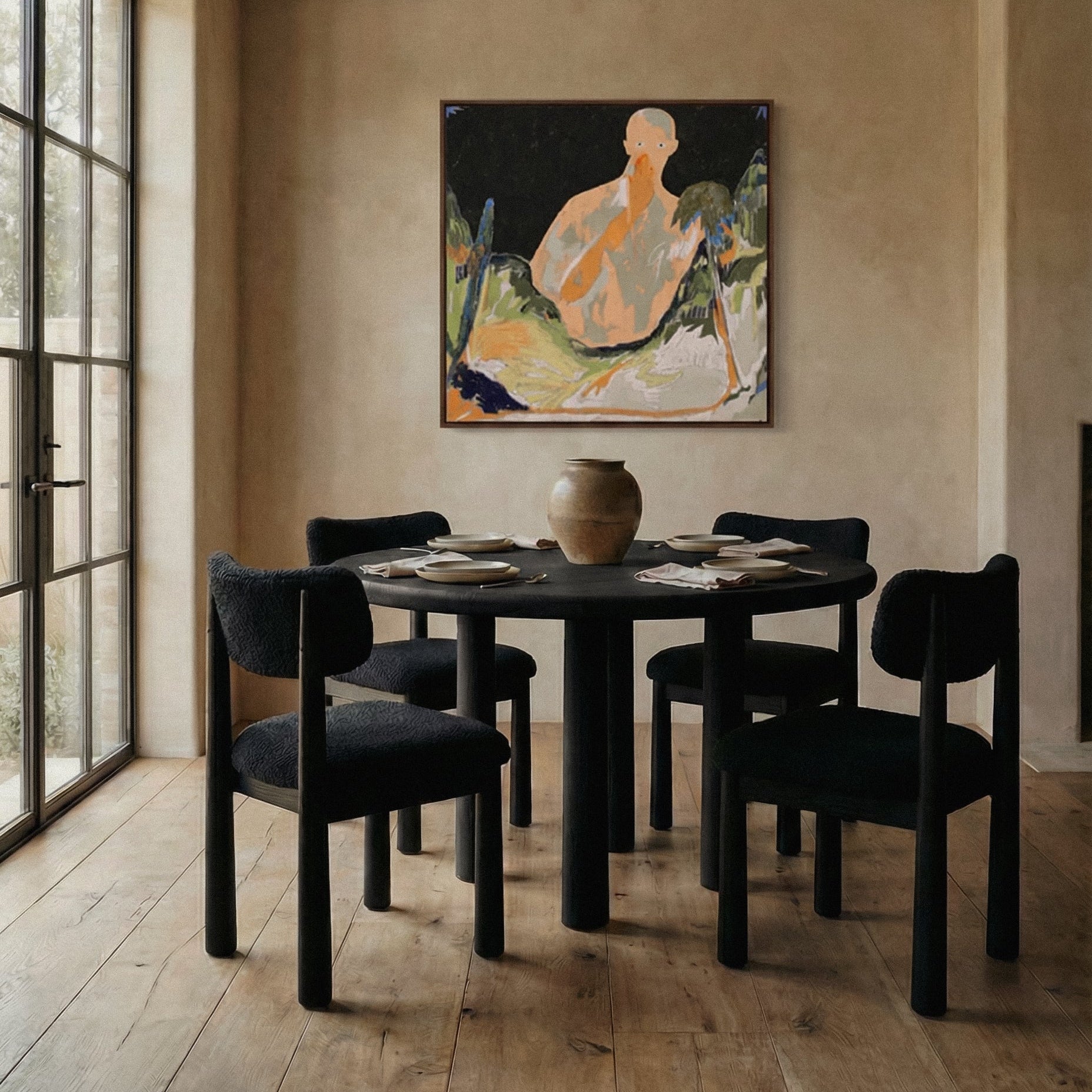 Charlie Dining Chair - Black