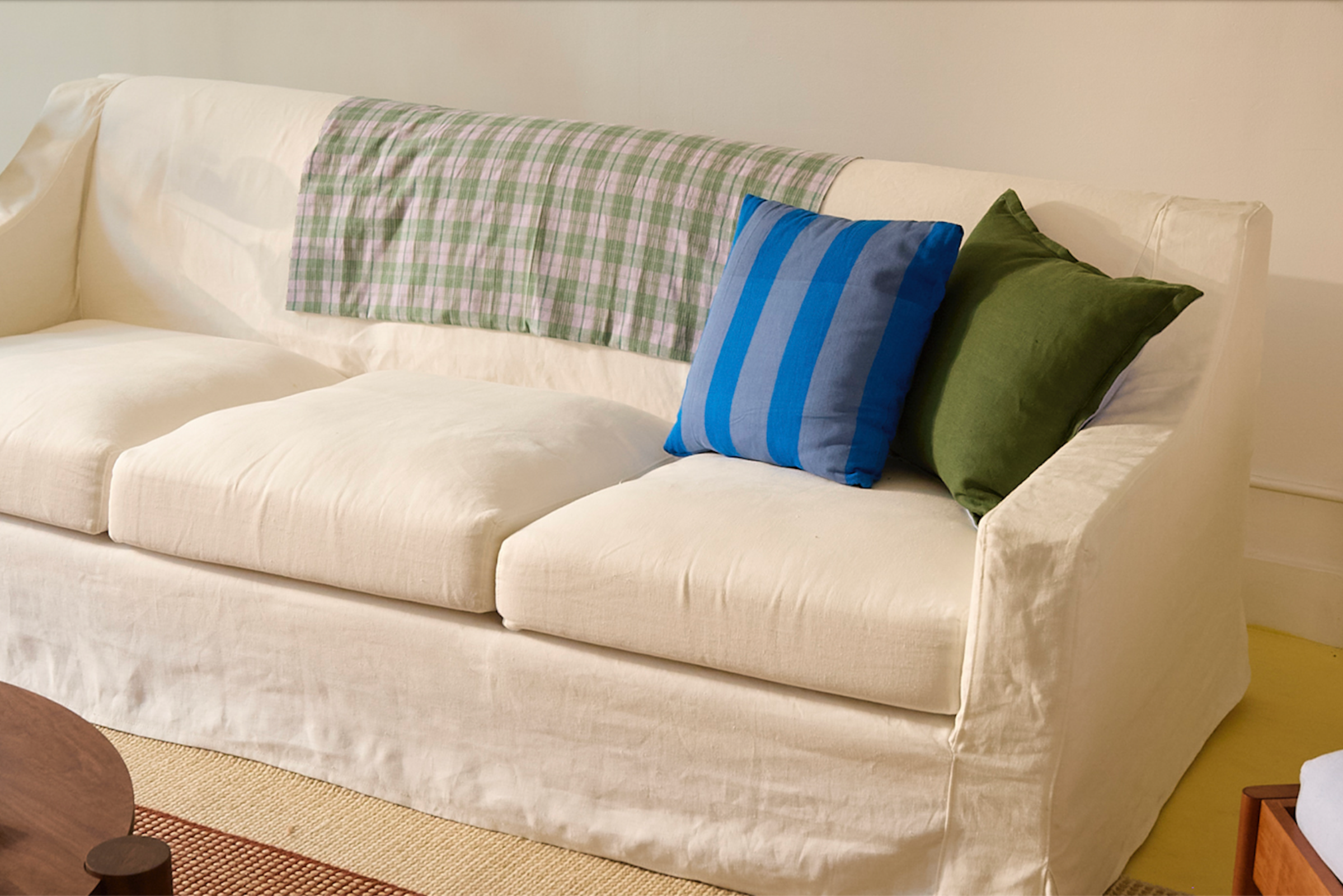 The Evergreen Sofa in Recycled Velvet