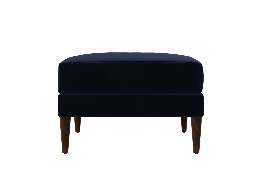The Essential Ottoman in Recycled Velvet