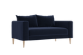 The Essential Loveseat in Recycled Velvet
