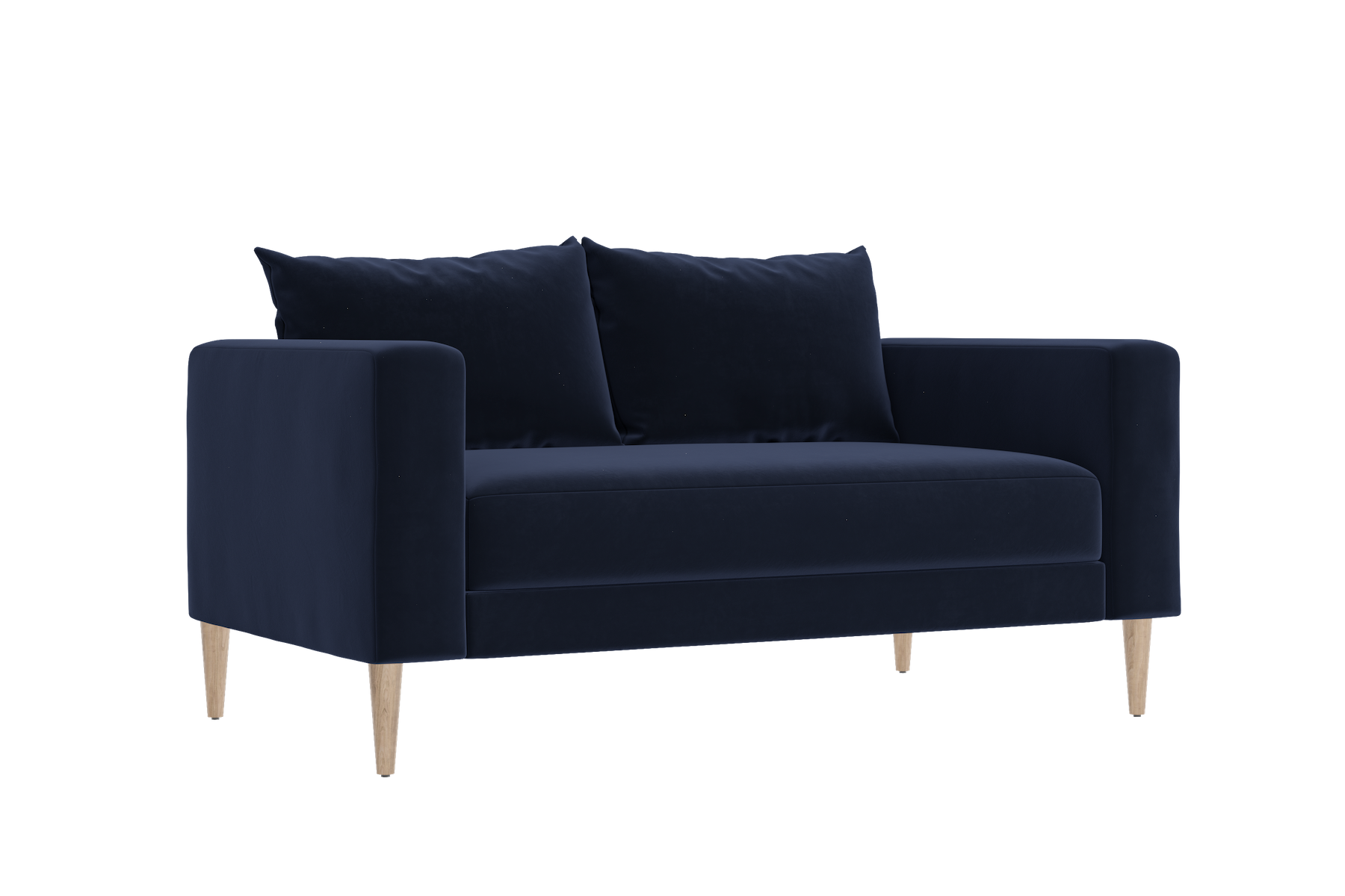 The Essential Loveseat in Recycled Velvet