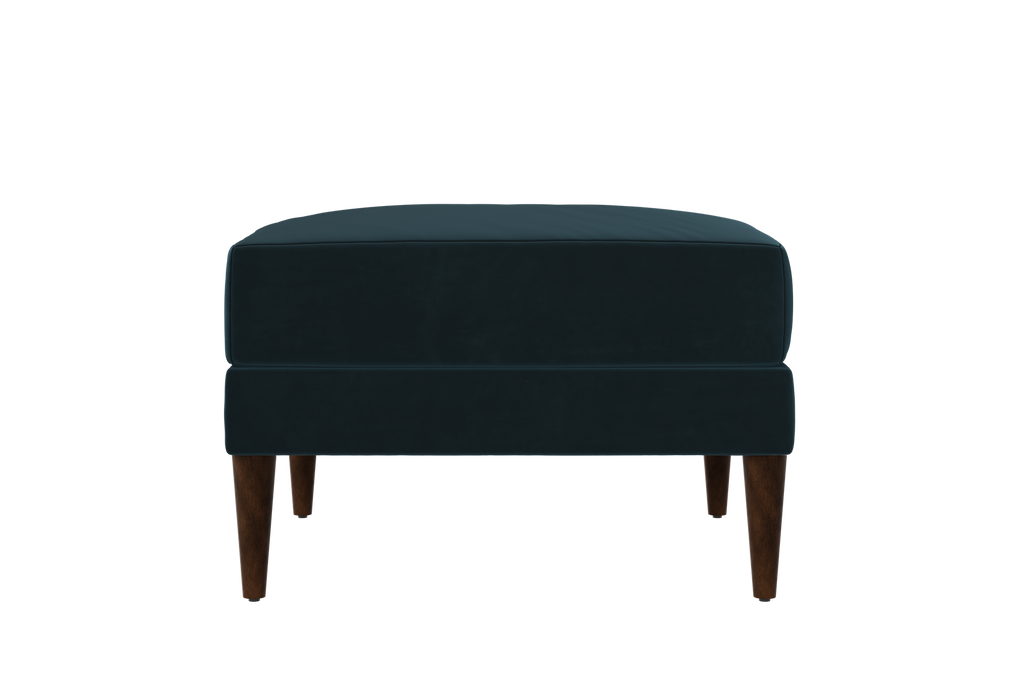 The Essential Ottoman in Recycled Velvet