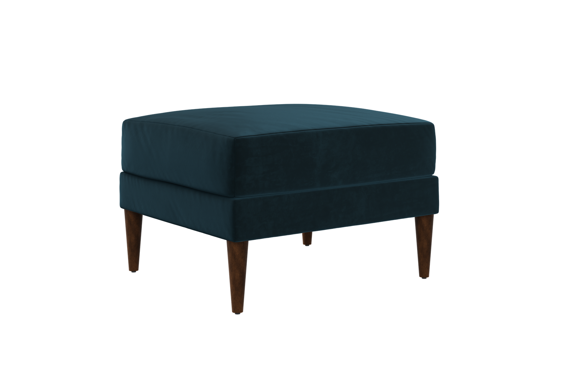 The Essential Ottoman in Recycled Velvet