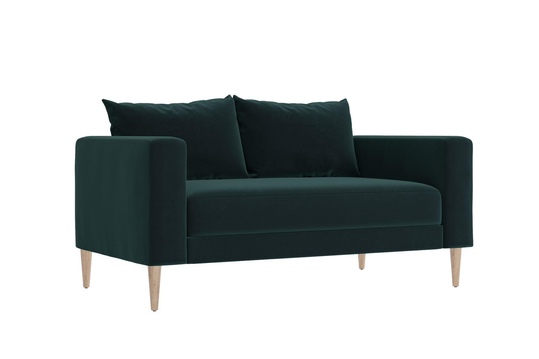 The Essential Loveseat in Recycled Velvet
