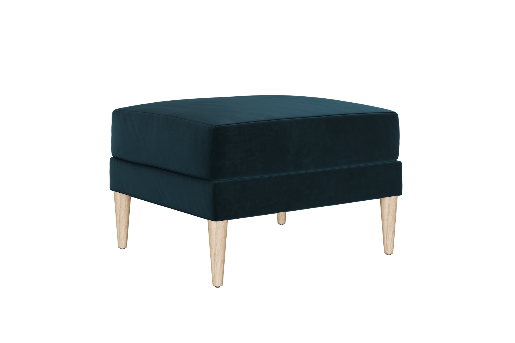 The Essential Ottoman in Recycled Velvet