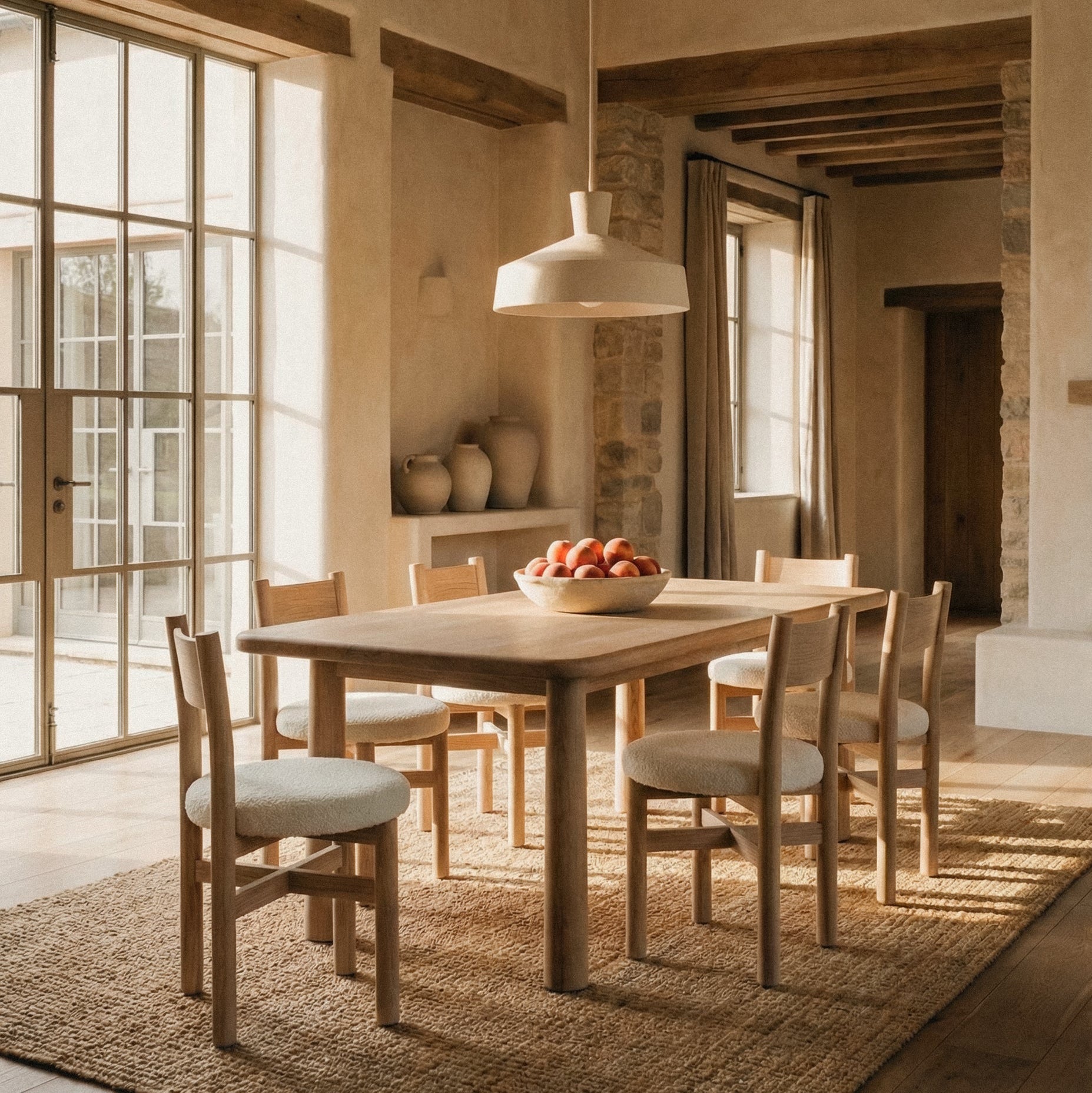 Topa Topa Rectangular Dining Table - Natural