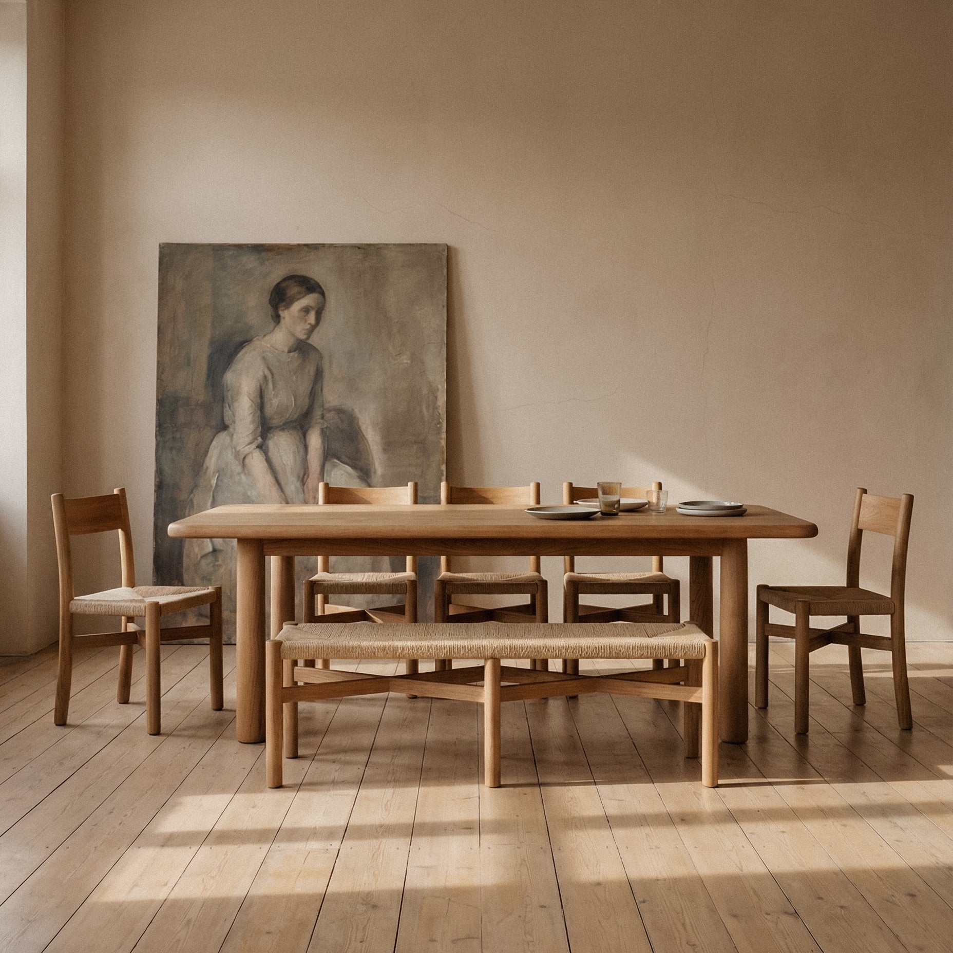 Nonna Dining Chair - Warm Oak