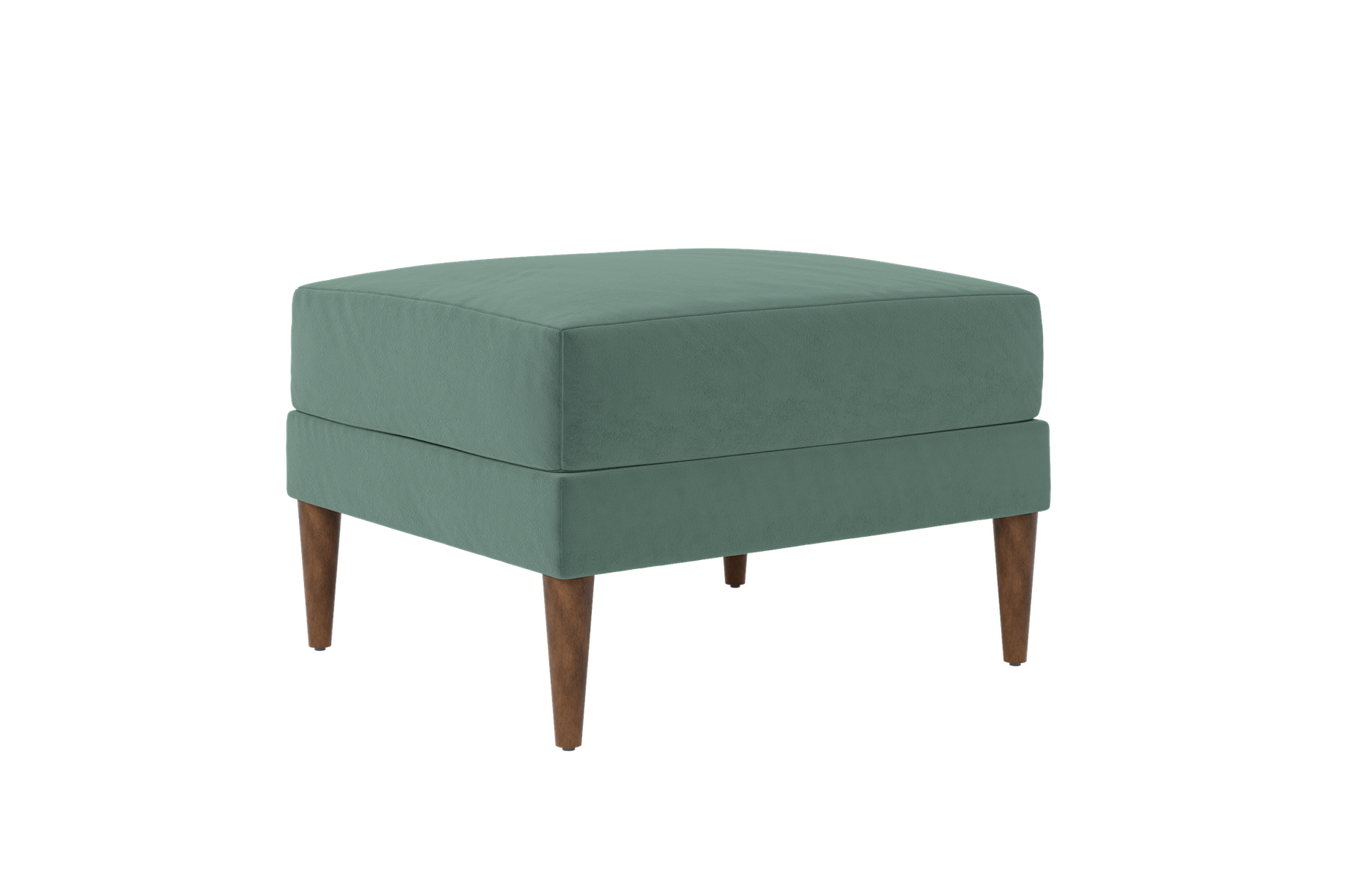 The Essential Ottoman in Recycled Velvet