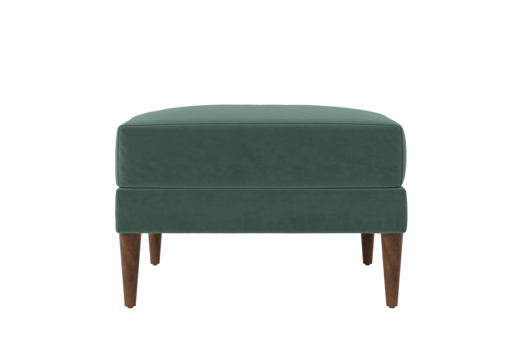 The Essential Ottoman in Recycled Velvet