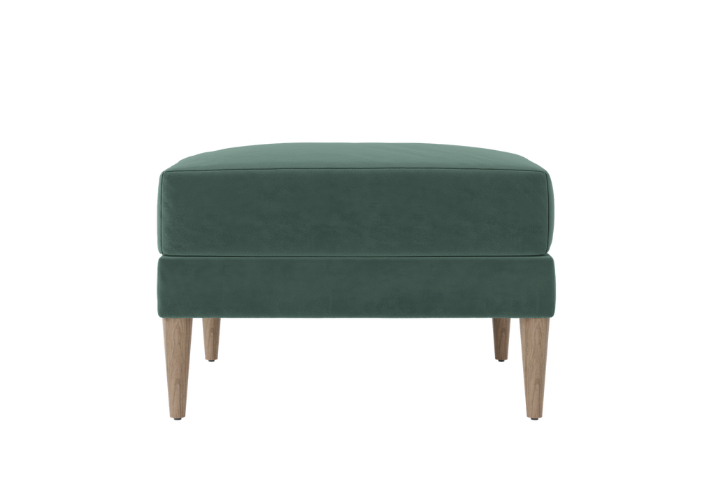 The Essential Ottoman in Recycled Velvet