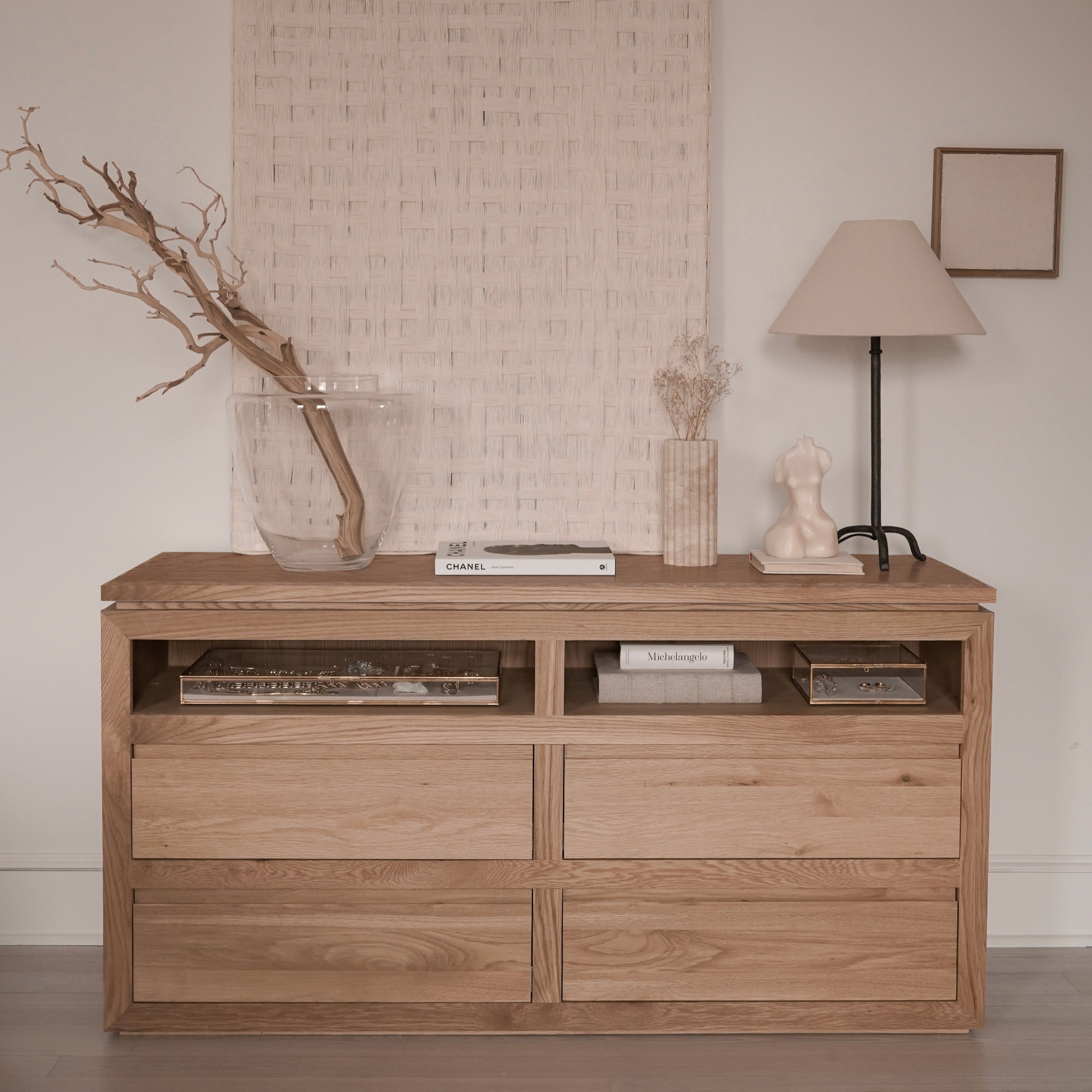 Sofita Wood Dresser - White Oak