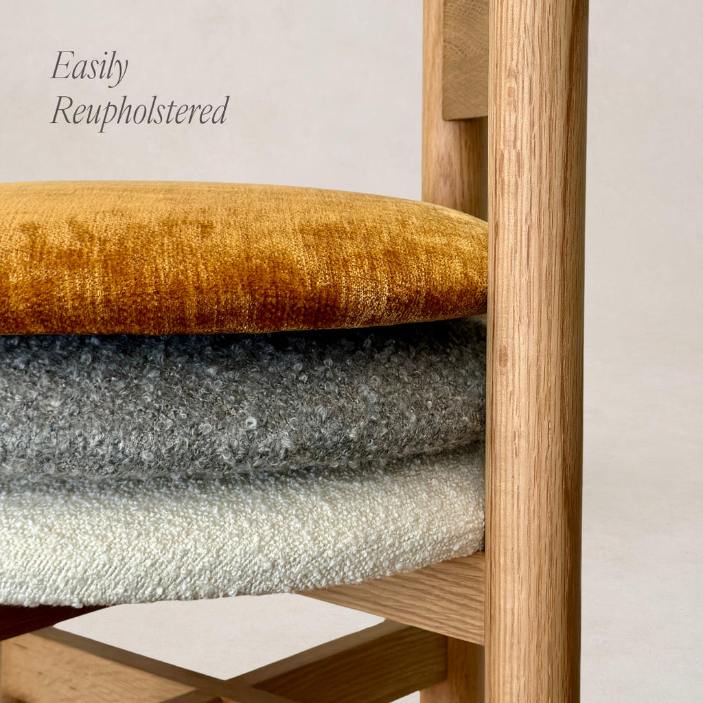 Teddy Counter Stool - Warm Oak