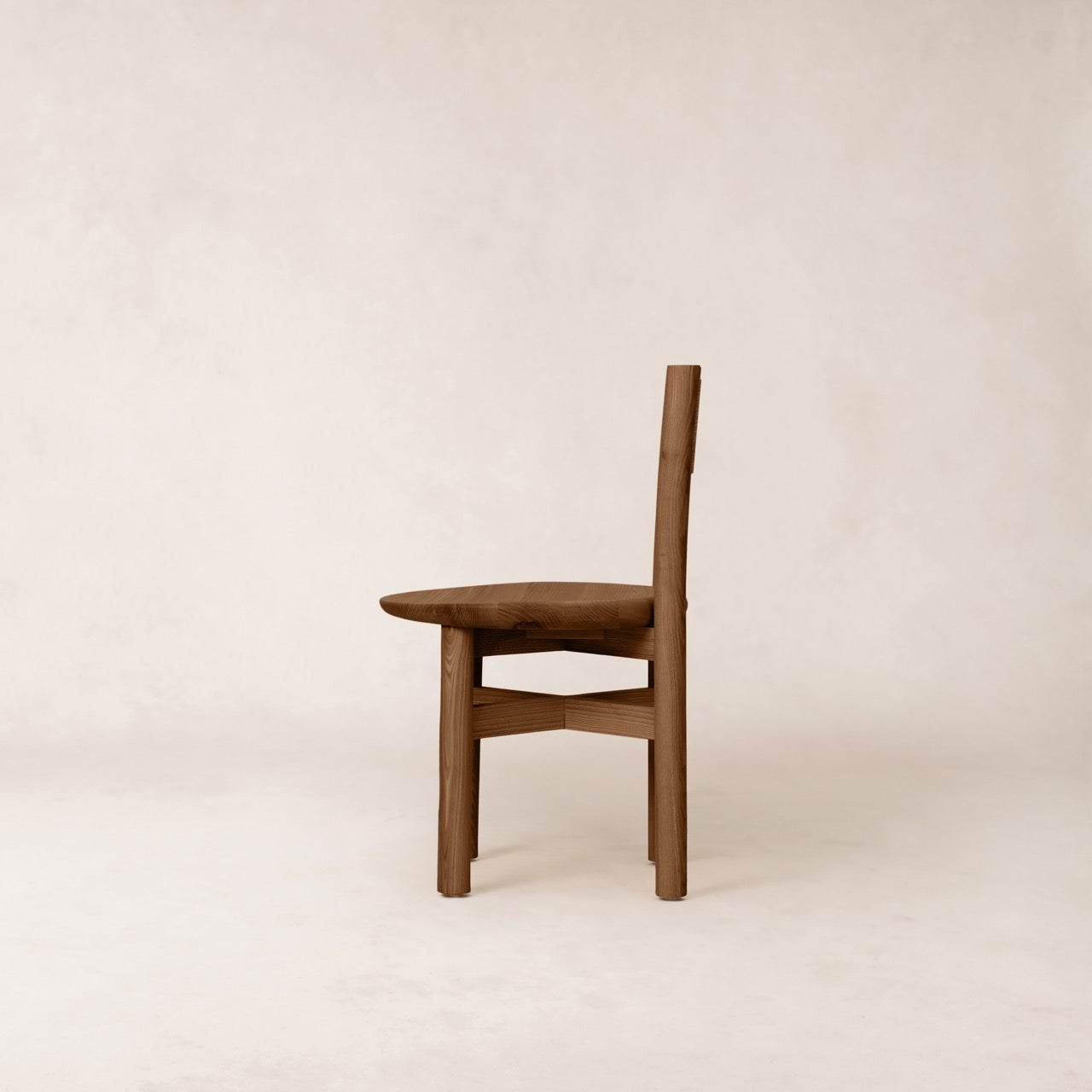 Teddy Wood Dining Chair - Mocha
