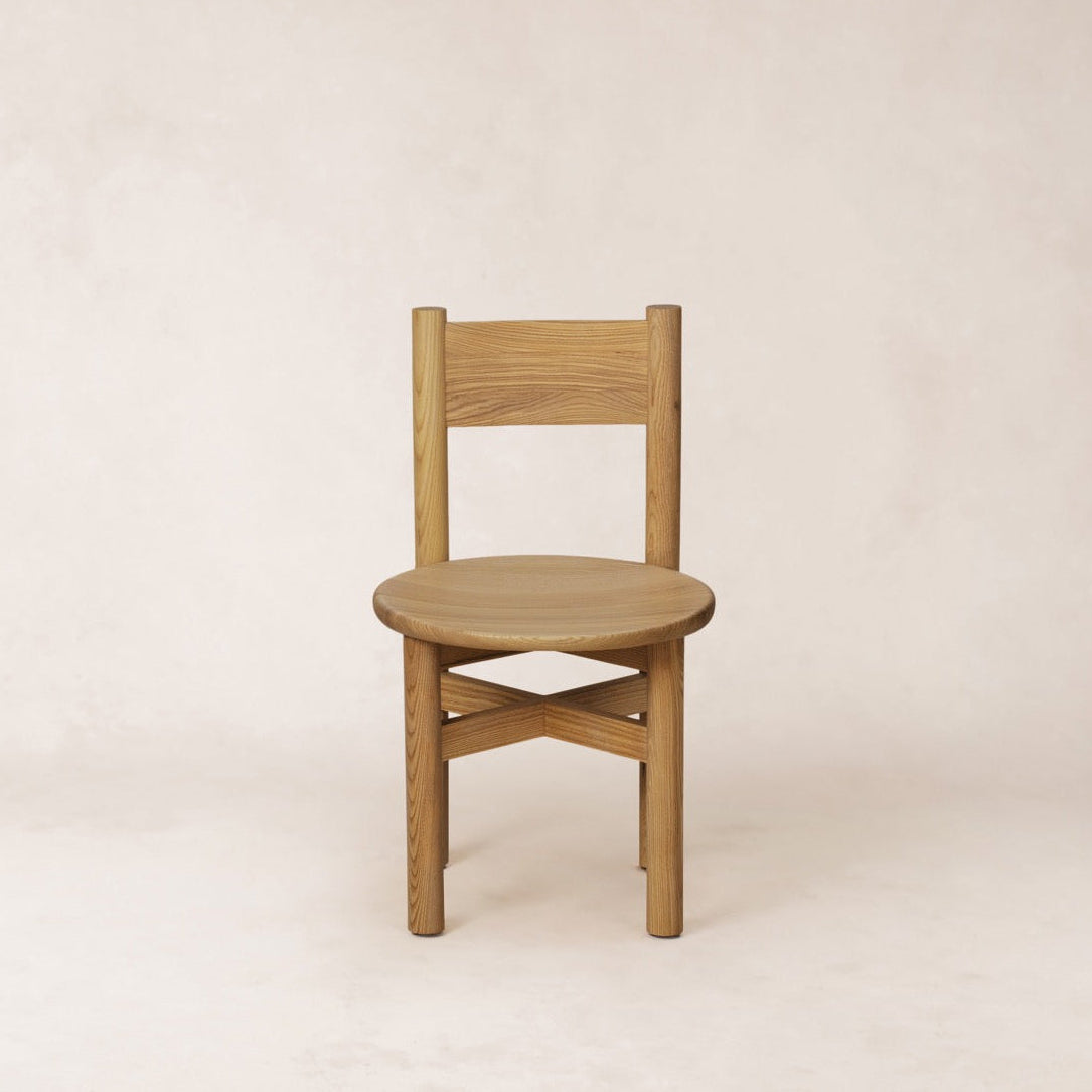 Teddy Wood Dining Chair - Warm Oak