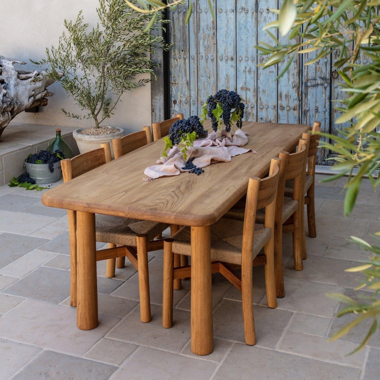 Topa Topa Rectangular Dining Table - Warm Oak