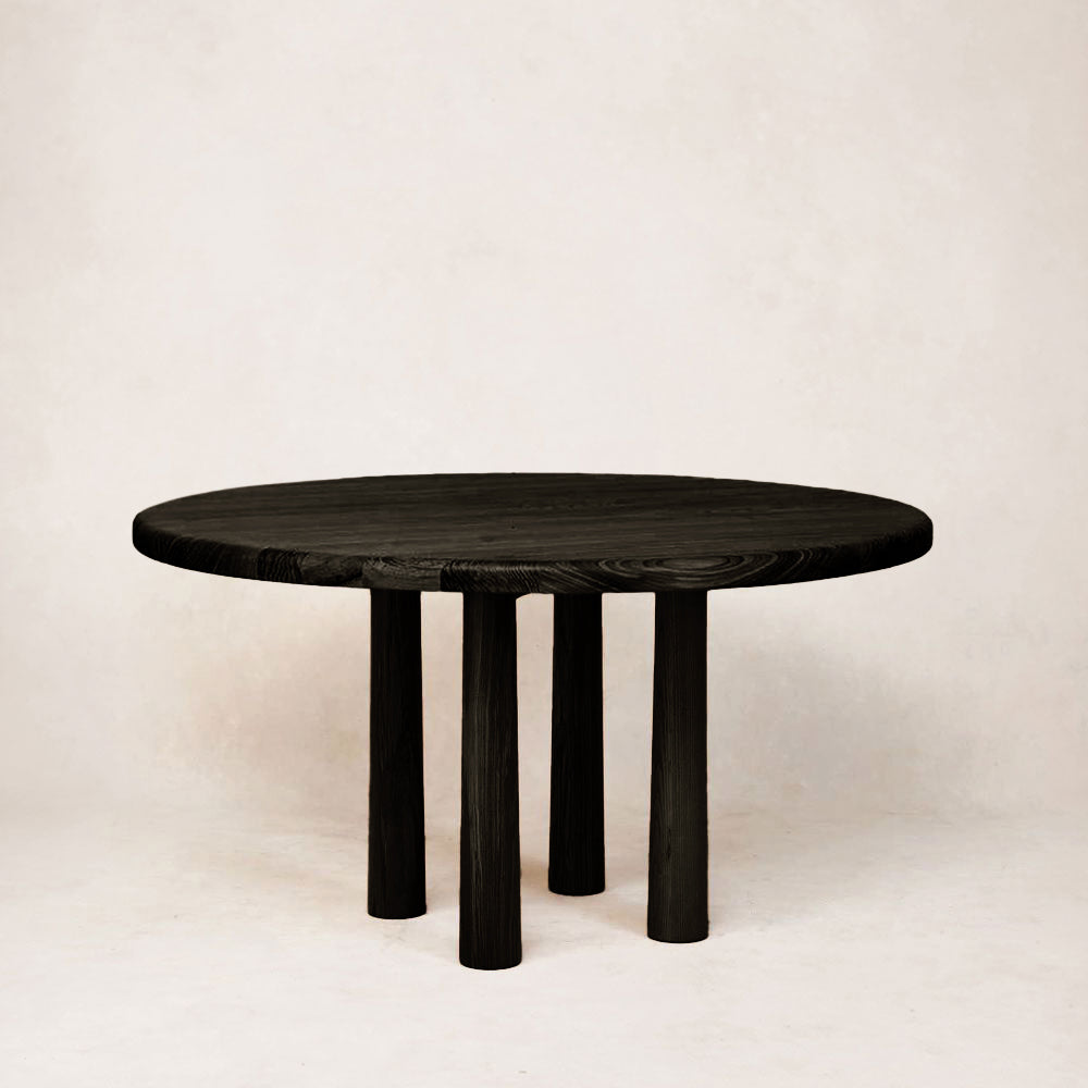 Round Topa Topa Dining Table - Black